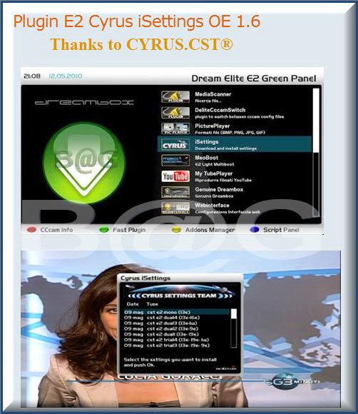 Plugin E2 Cyrus iSettings OE 1.6
