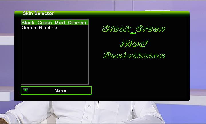 Skin Black_Green Mod_Othman For gemini