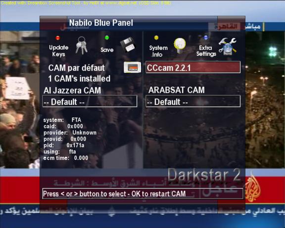   : Nabilosat Darkstar ll Skin Original CCcam2.2.1 Fixed web-x-tv