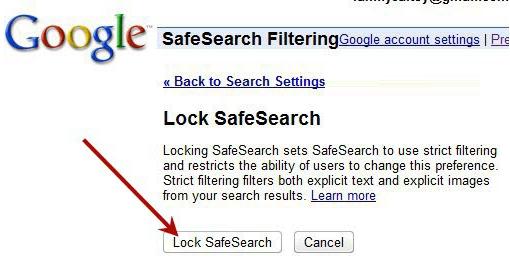 طريقة حجب المواقع الجنسية عن طريق بحث جوجل