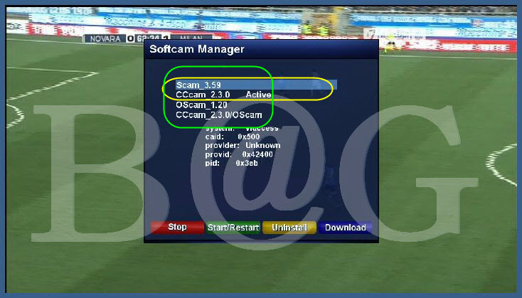 Softcam Manager for OE2.0