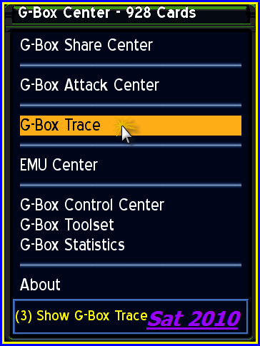    Gbox Trace   Gbox Center  Gbox Suite