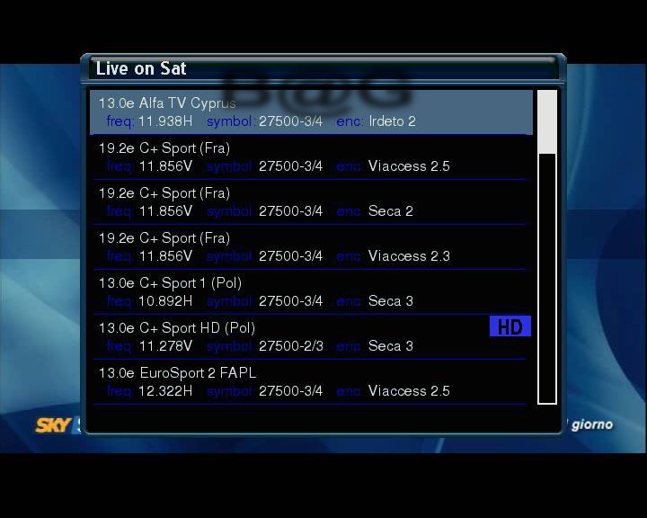 e1 Live on Sat v1.5