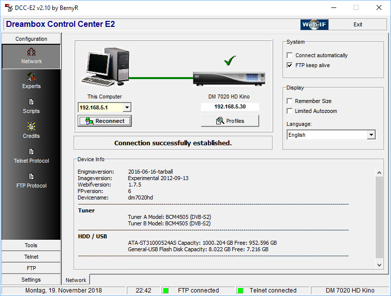 Dreambox Control Center - DCCE2 v2.10