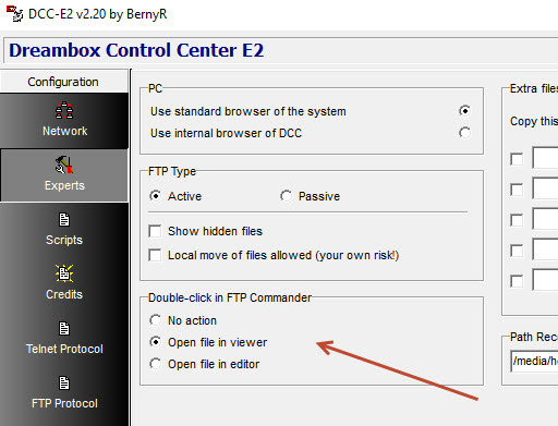 Dreambox Control Center - DCC E2 v2.20