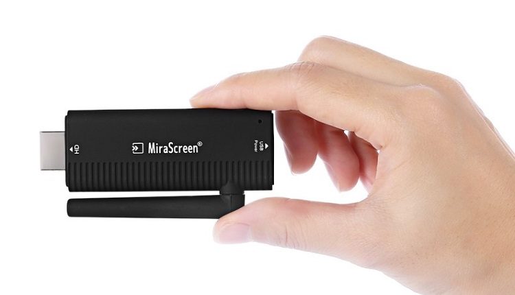قطعة HDMI Mirascreen لعرض محتوى هاتفك الافلام والبث المباشر على شاشة التلفاز