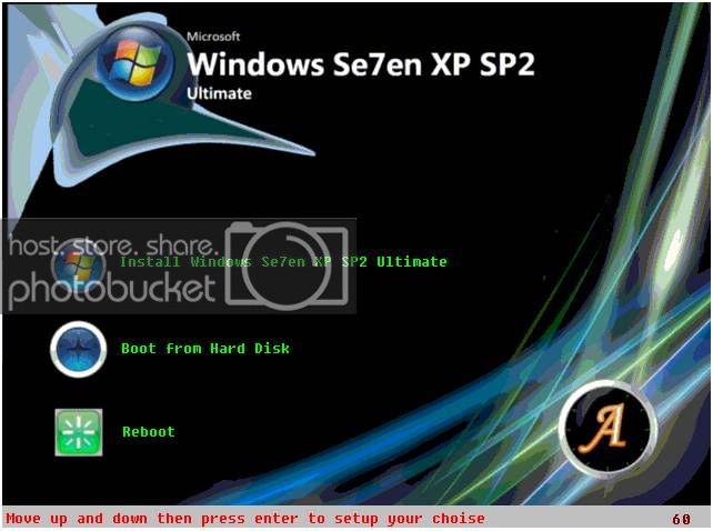 نسخة ويندوز Windows 7 XP SP2 Ultimate 2009