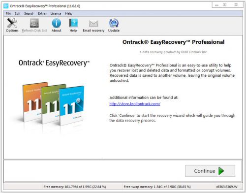 تحميل برنامج استعادة الملفات والفيديوهات والصور بعد فرمطة الجهاز Ontrack EasyRecovery 11.0.1