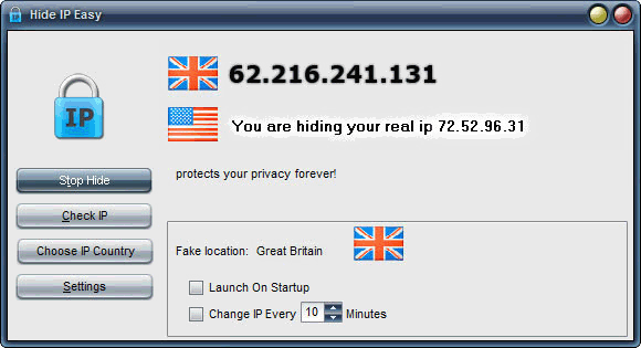 عملاق اخفاء الاي بي المعروف Hide IP Easy 5.2.9.8