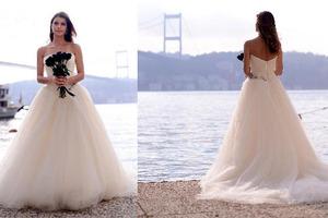 صور بيرين سآت بفستان الزفاف , صور بيرين سآت بفستان الفرح 2014