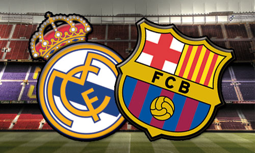 El Clasico match tussen Barcelona en Real Madrid in de Spaanse competitie op zaterdag 26 oktober, 20