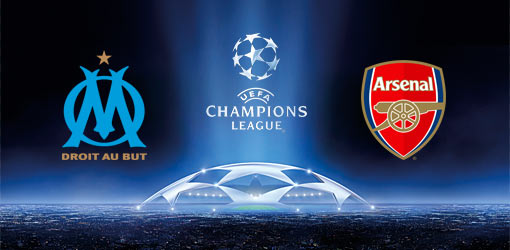 Arsenal vs Marseille in the Champions League Tuesday 26/11/2013