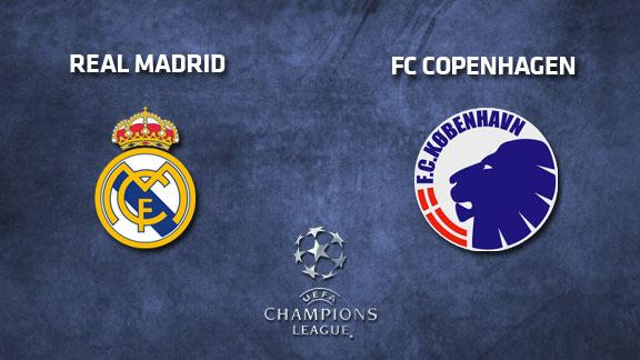 FC Kobenhavn v Real Madrid Tuesday, 10-12-2013
