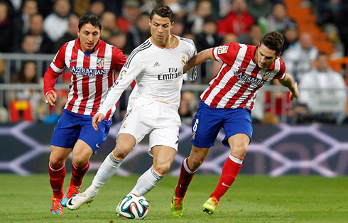 Real Madrid vs Atletico Madrid in the Champions League final on Saturday 24/5/2014