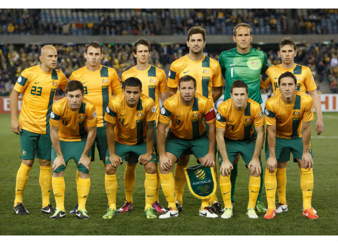 Photos Australia team at the World Cup
