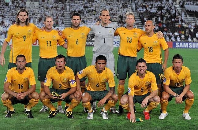 Photos Australia team at the World Cup