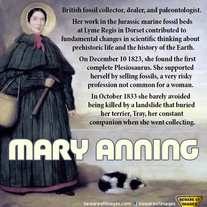 صور ماري آننغ , صور عالمة الحفريات ماري آننغ التي احتفل بها جوجل