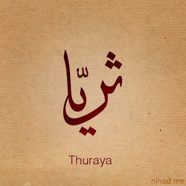     ,    , Thuraya name wallpaper