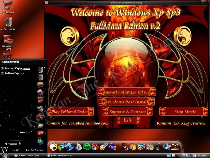   Windows Xp SP3 FulllMaza Edition v.2
