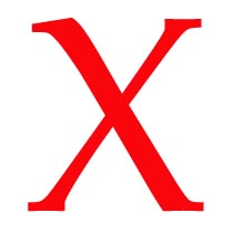  X 
