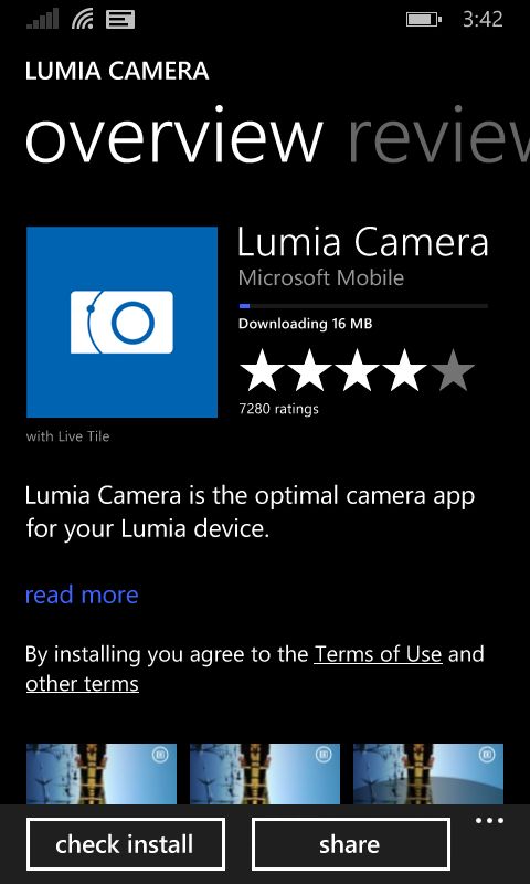  Lumia Camera        