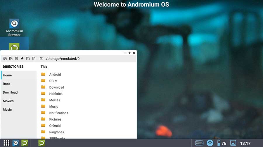        Andromium OS