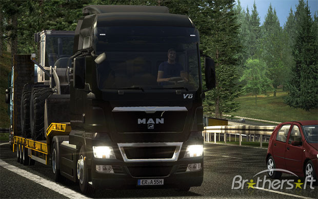 النسخة الثانية من لعبة الشاحنات العملاقة German Truck Simulator من رفعي وبرابط سريع