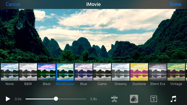    iMovie  iOS     4K