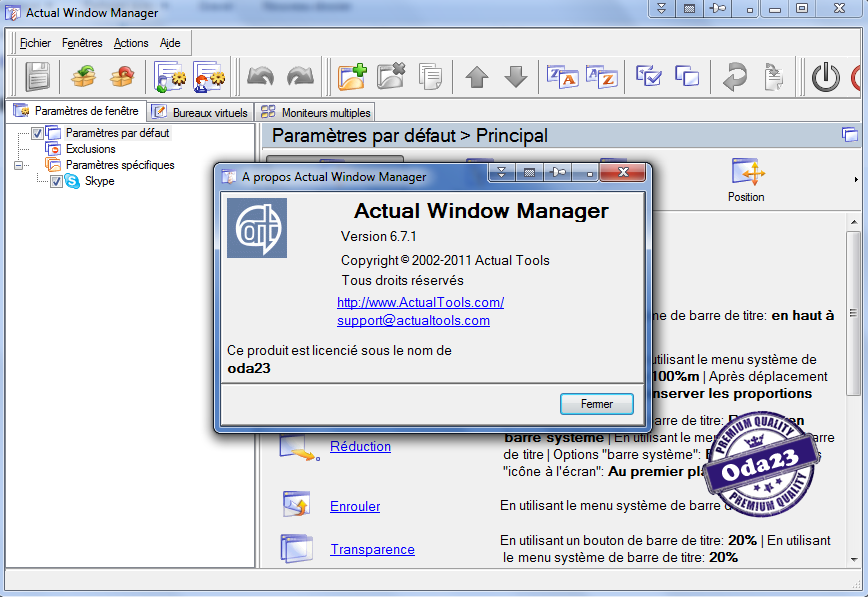   Actual Window Manager v6.7.1