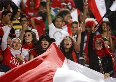 اجمل المشجعات المصريات , اجمل مشجعات مصر